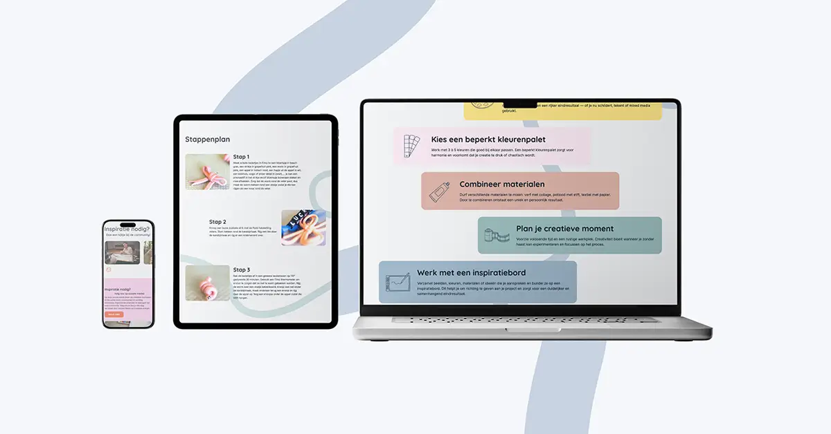 Visuals website De Banier