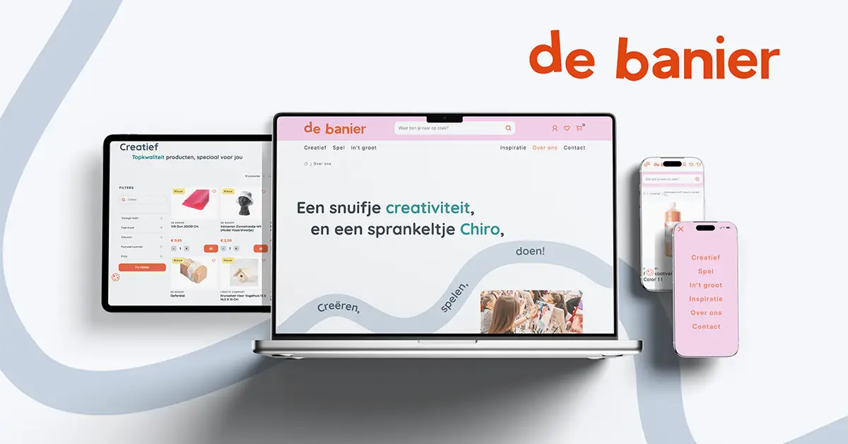Visuals website De Banier